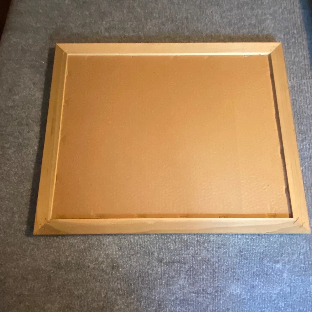 Vintage‎ Gold Framed Beveled Wall Mirror 23x18.5 Heavy Retro Traditional Regency